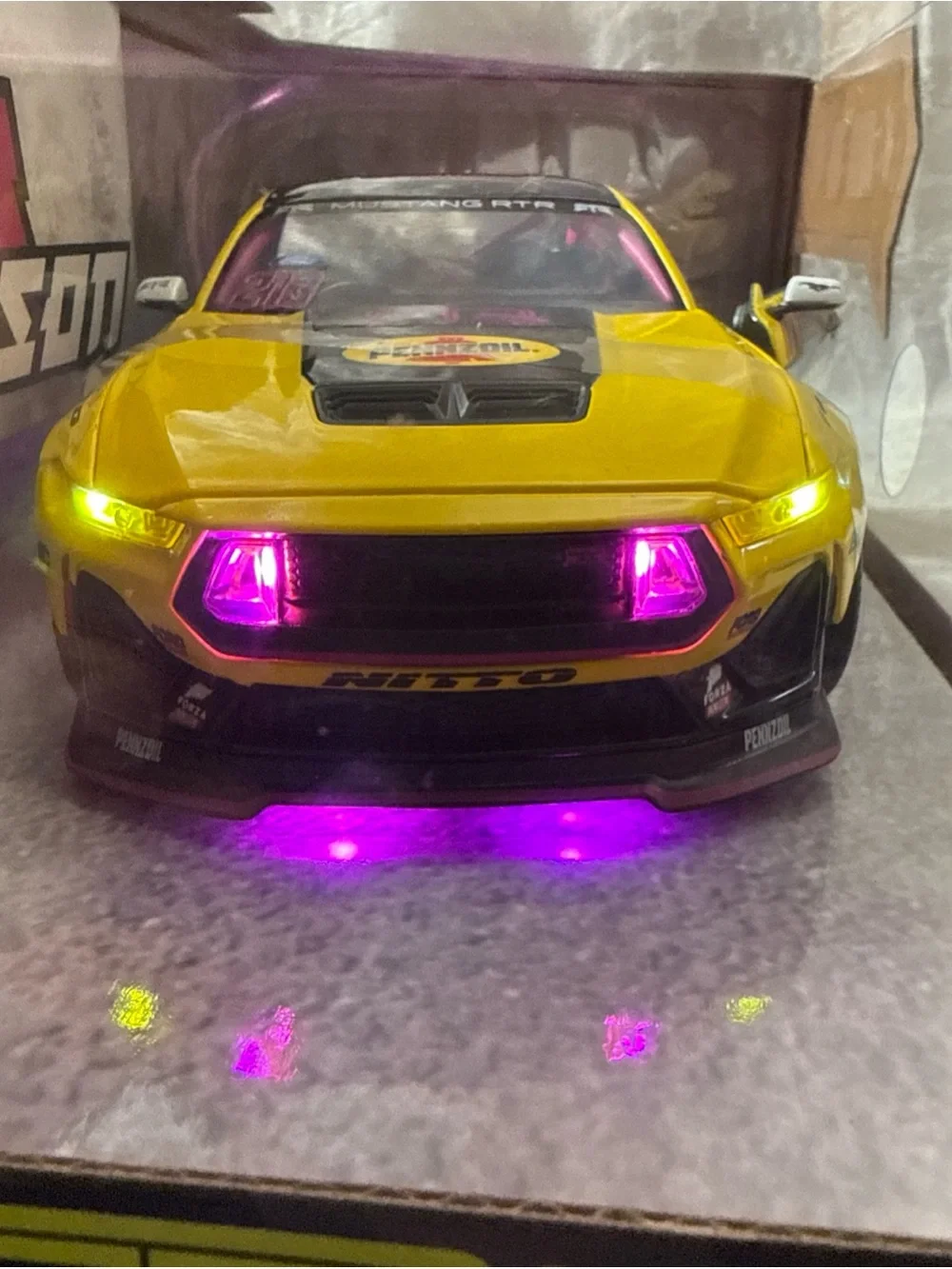 NIB Jada Toys Pennzoil 2025 Ford Mustang RTR 213 Ben Hobson Die-Cast Car 1:24